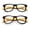 2 Pack Black, Brown, variant on Newbee Fashion - Real Bamboo Temples Clear Frames Glasses Men Women Wooden Frames