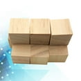 thumbnail image 5 of HEATSHAKING 10Pcs Square Wood Block for Diy in Beige 20mm x 20mm x 20mm Pine Material, 5 of 8