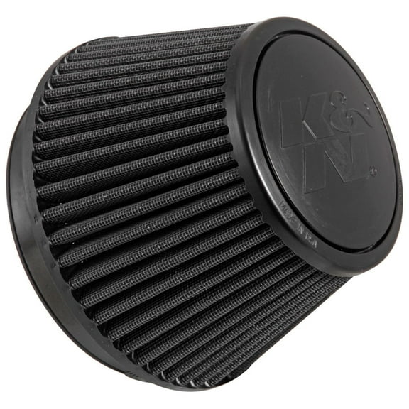K&N Universal Clamp-On Air Filter: High Performance, Premium, Washable, Replacement Filter: Flange Diameter: 6 In, Filter Height: 4.875 In, Flange Length: 1 In, Shape: Round Tapered, RU-3106HBK