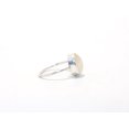 thumbnail image 2 of Heaven Crafts Natural Clear Crystal Quartz Ring 925 Sterling Silver Dainty Crystal Jewelry Birthday Gift Item, 2 of 4