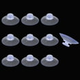 10 Pack Glass Table Suction Cups 20mm Rubber Suction Cup Hangers Without Hooks, AntiCollision
