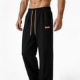 thumbnail image 7 of Luvrsol Big & Tall Mens Sweatpants French Terry Wide Leg Baggy Lounge Joggers Pockets Casual Daily Walking Trousers S-4XL, 7 of 7