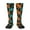 2 Black-2, variant on Palm Trees Pattern Women’s Knee High Crew Socks,Trouser Socks Comfortable, Breathable, Moisture-Wicking and Soft