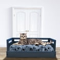 thumbnail image 4 of Wooden Pet Bed with Removable Cushion - Charcoal Gray - Medium, 4 of 5