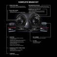 thumbnail image 3 of R1 Concepts Front Rear Brakes and Rotors Kit |Front Rear Brake Pads| Brake Rotors and Pads| Optimum OEp Brake Pads and Rotors WHUN2-39022, 3 of 5
