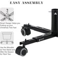 thumbnail image 5 of Tree Nest Moveable Tree Base Stand with Wheels for Artificial Trees, Black, 5 of 8