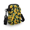 thumbnail image 3 of HELLHERO Sling Bag for Unisex Travel Daily Use Salamander Sunflower Pattern Crossbody Sling Bag Lightweight, 3 of 7