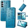 thumbnail image 1 of Funda Cartera FOXDOCK para Samsung Galaxy A17 , Flip PU con Relieve de Gatos y Perros, Tarjetero y Soporte, 1 of 6