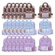 thumbnail image 2 of 21x bonita mochila, bolsas de regalo, suministros para fiestas, embalaje, bolsas de almacenamiento, pequeñas bolsas selladas para dulces, alimentos, marrón violeta, 2 of 9