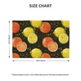 thumbnail image 4 of Placemats Set Of 4 / 6, Orange Lemon Aa Placemats For Dining Table Indoor/Outdoors Heat Resistant Washable Placemats 18" X 12", 4 of 8
