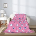 thumbnail image 2 of Sikiie French Bulldog Cozy Flannel Fleece Throw Blanket: Lightweight & Thick for All Seasons - Perfect for Women, Men, & Kids"80"x60", 2 of 6