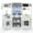 White, variant on Costway Pretend Play Kitchen for Kids Toddler Aged 3+ Wooden Toy Set with Range Hood White