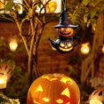 thumbnail image 5 of Leeye Halloween Acrylic Pumpkin Teapot Hanging Ornament, Spooky Tea Pot Decoration for Window Wall Kitchen Decor, Orange 3.15x2.28in, 5 of 5