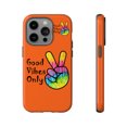 thumbnail image 2 of Good Vibes Only Orange Tough iPhone 15 Case-iPhone 14-iPhone Case-iPhone, 2 of 3