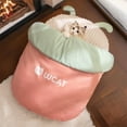 thumbnail image 4 of Cama para gatos cálida de invierno, cama semicerrada para gatos, colchoneta para dormir para perros/cama para mascotas, cama para gatos suave y plegable de tela para interiores, 4 of 6
