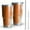 Orange and Grey, variant on 30oz Orange and Grey Abstract Art Artwork Tumblers Stainless Steel Tumbler with Lid and Straw,Vacuum Insulated Double Wall Travel Tumbler Cups Mug with Cleaning Brush for Coffee,Tea