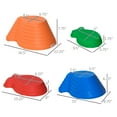 thumbnail image 3 of Outsunny 11pcs Balance Stepping Stones for Kids, Fish Style Non-slip Obstacle Course, Larger Size Stackable Balance Blocks Indoor Outdoor, 3 of 9