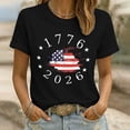 thumbnail image 2 of Womens Summer Tops T Shirts Relaxed Fit Graphic Eye Catching Print Tees, 2 of 4