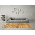 thumbnail image 3 of Ahgly Company Indoor Round Abstract Brown Modern Area Rugs, 8' Round, 3 of 4