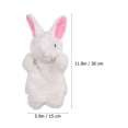 thumbnail image 4 of WORGEOUS 1pc Kid Rabbit Marionetas de mano Dibujos animados Juego de roles Juguetes Marioneta de peluche encantadora, 4 of 7