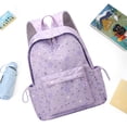 thumbnail image 6 of Lumtrix Backpack for Teen Women Cute Bookbag for High 16.5 Inch Backpack with Cup Holder, College Travel Daypack Purple, 6 of 7