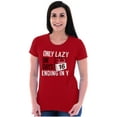 thumbnail image 3 of Only Lazy on Days that End in Y Funny Womens Fitted Plus Size Graphic Tee Brisco Brands 2X, 3 of 5