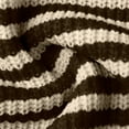 thumbnail image 6 of Women's Sweaters Dropped Shoulders Jumper 2025 New Knit Shirts Stripe Pullover Oversized Clothing Ribbed Cable Knit Tops Casual Relaxed Sweater, 6 of 9