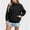 Black, variant on Womens Hooded Rain Jacket Lined Hiking Climbing Waterproof Zip Up Fall Drawstring Lightweight Raincoat for Women