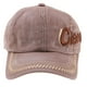 thumbnail image 5 of Sombrero de béisbol vintage Baoblaze unisex marrón, 5 of 8