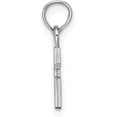 thumbnail image 2 of Avariah 14K White Gold 3-D and Polished Mini Cross Charm - 17.3mm, 2 of 7