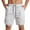 White, variant on Tejiojio Men's Classic-Fit Cargo Shorts Men's Casual Print Shorts Beach Loose Pants Quickly Dry Sport Fitness Trousers