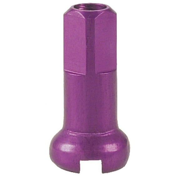 DT Swiss Standard Aluminum Alloy Spoke Nipples 1.8 x 12mm Purple Box of 100