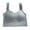 Gray Blue, variant on HEVIRGO Seamless Sport Bra Vest Type Sweat Absorption Push-up Padded Wire-free Layering Gym Underwear Elastic Good Breathability Yoga Fitness Bra
