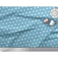 thumbnail image 2 of Soimoi Blue Rayon Fabric Yacht & Waves Nautical Print Fabric by Yard 42 Inch Wide, 2 of 3