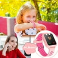 thumbnail image 4 of OUSITAI Kids Smartwatch, Kids GPS Tracker Watch Smart Watch Phone for Kids SOS Camera Game Compatible with 2G T-Mobile (Pink), 4 of 5