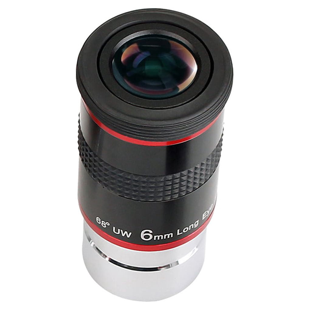 Ocular Astronómico UW 6mm 66° Ultra Gran Angular | Cuerpo De Metal Y Revestimiento Multicapa Para Telescopio