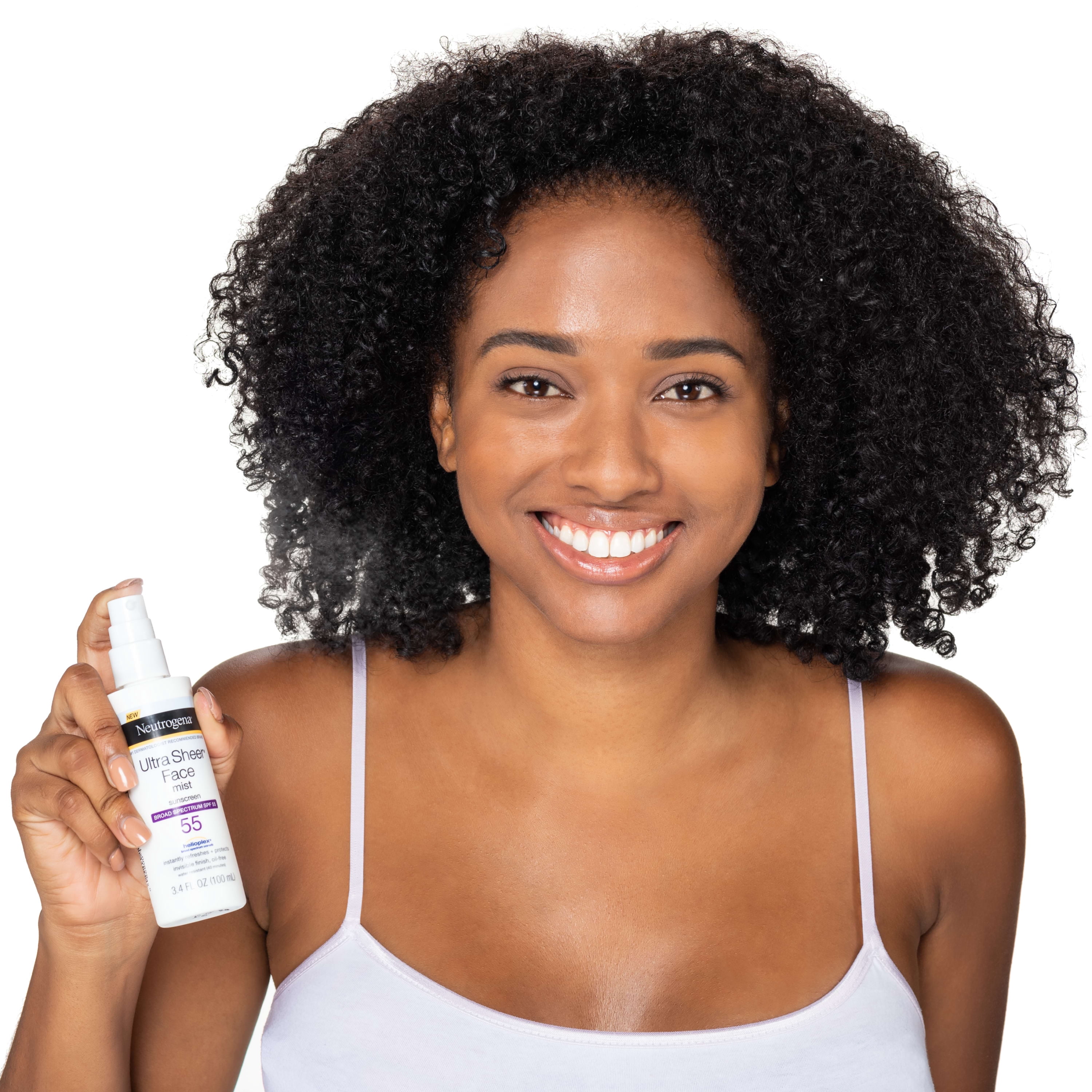 neutrogena ultra sheer face mist spf 55