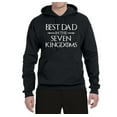 thumbnail image 2 of Wild Bobby,Best Dad in The Seven Kingdoms GoT Thrones, Father's Day, Unisex Graphic Hoodie Sweatshirt, Black, Small, 2 of 3
