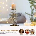 thumbnail image 5 of Candelabros de metal para velas votivas navideñas, adornos para mesas navideñas, candelabros con forma de copo de nieve, candelabros para el hogar, bodas, fiestas, decoración de mesas, 5 of 5