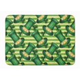 thumbnail image 1 of Watercolor St Patricks Day Leprechan Hat Machine Washable Memory Foam Mat, 1 of 1