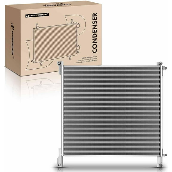 A-Premium Air Conditioning A/C Condenser Compatible with Peterbilt 320, 330, 335, 359, 377, 378, 379, 385, 387, Replace# 1804015, 1803809