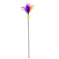 thumbnail image 4 of 3PCS Feather Cat Toy Long Rod Funny Cat Teaser Wand Cat Training Toy with Ball, 4 of 10