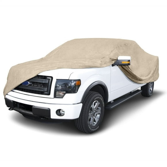 Budge Protecteur IV Housse de Camion, Protection contre les Intempéries Fiable à 4 Couches, Imperméable, Anti-Poussière, Traité UV, Beige, Taille 3: Cabine Standard Longueur Max 7 Pieds 6 Pouces (90 Pouces)