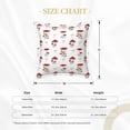 thumbnail image 4 of Bingfone Decorative Pillow Covers 20"x20" Different Mushrooms Couch Pillow Cases Modern Farmhouse Covers for Couch Sofa Bed, 4 of 9