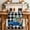 Blue, variant on Christmas Red Truck Table Runner 48 Inches Long Farmhouse Dress Scarves, Xmas Tree Bow Farm White Black Plaid Dining Tablerunner for Coffee Table/Kitchen Island/Party Décor, 13" x 48"