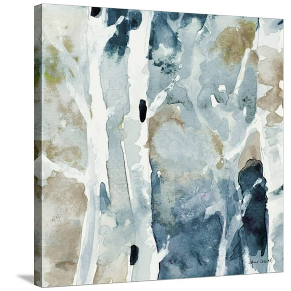 Art.com Blue Upon the Hill Square I Stretched Canvas Print Wall Art by Lanie Loreth, 30" x 30"