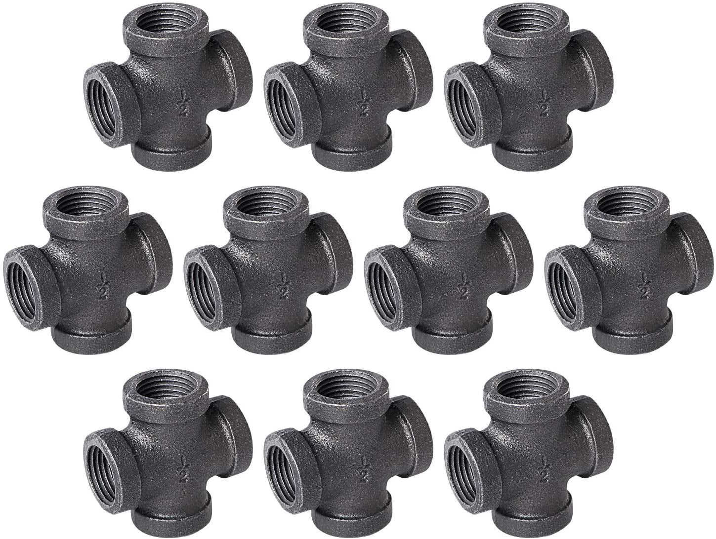 BLACK MALLEABLE IRON FITTING **SOLID PLUG** MALE STOP END BSP IN VARIOUS SIZES 