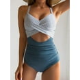 thumbnail image 2 of Traje de baño de una sola pieza para mujer, cintura alta, control de barriga, 2 of 4