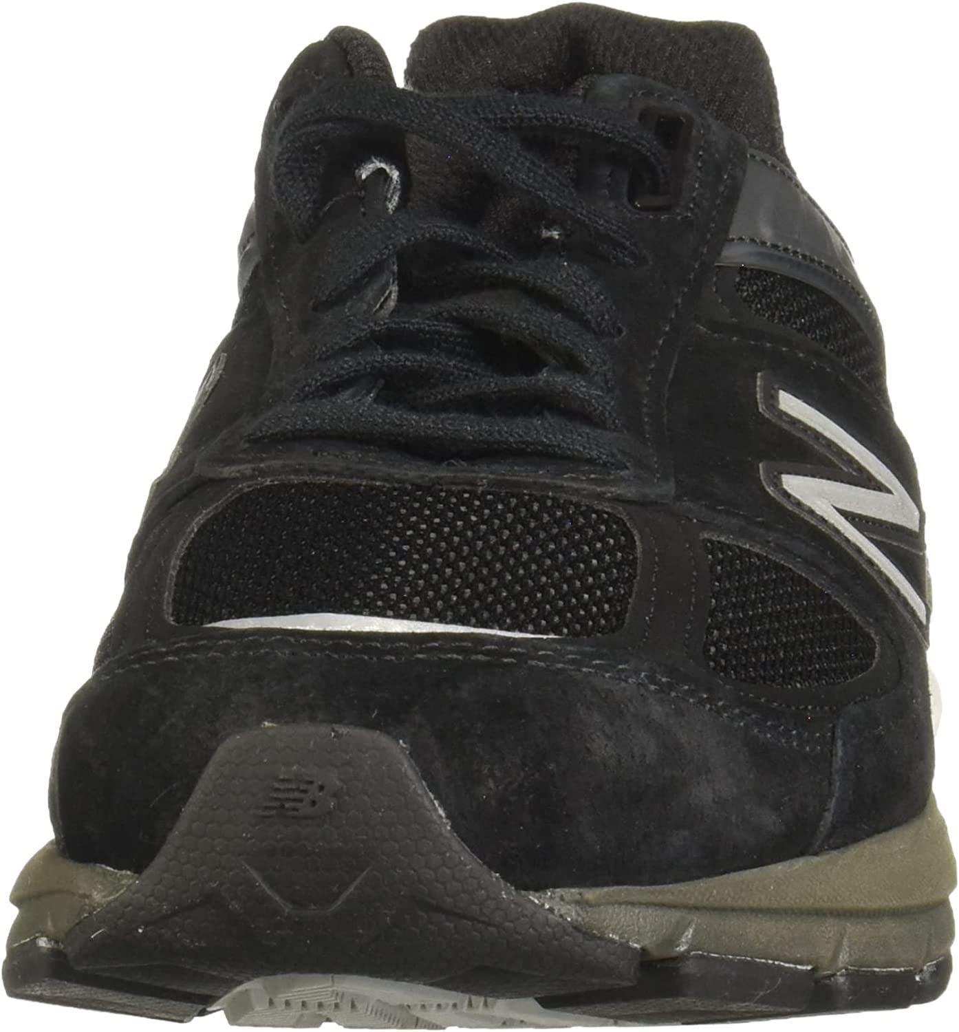 靴 M990BK5 27.5 990v5 NEW BALANCE Men's New Balance M990BK5 Running Shoes Black/Silver Suede