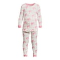 thumbnail image 5 of Barbie Toddler Girls Snug Fit Hacci Long Sleeve Pajama Set, 2-Piece, Sizes 12M-5T, 5 of 5